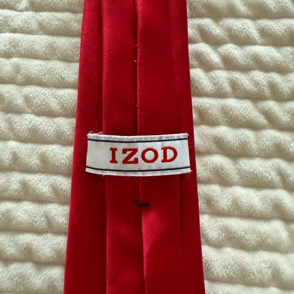 Kids Izod Red Tie